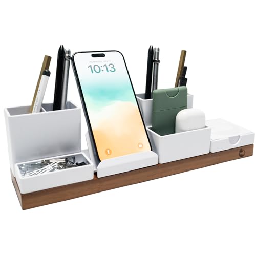 The Original Magnetic Desk Organizer (As Seen On PBS) - Patented Office Supplies Holder with...