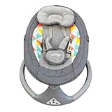 Clingo Balanço Automático para Bebê com Controle Remoto, Bluetooth, Sons Suaves, Tecido Macio, Apoio de Cabeça e Entrada USB – Até 18kg