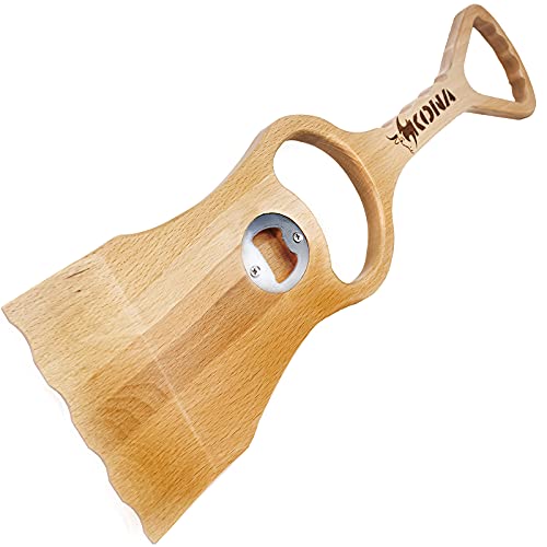 Kona Safe/Clean Wood Grill Scraper - Ideal for Cleaning Outdoor Grills | Compatible with Weber & Traeger Grills - Durable Wooden BBQ Scraper for Grill Grate, Bristle Free, Safer Than Wire Brush