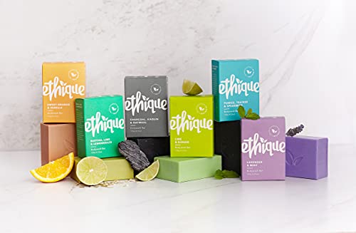 Ethique Uplifting Sweet Orange & Vanilla Soap Bar - Body Wash For All Skin Types - Plastic-Free, Vegan, Cruelty-Free, Eco-Friendly, 4.23 Oz (Pack Of 1) #TOP5