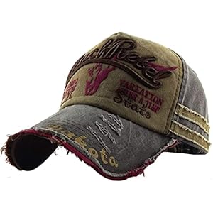 Laquest Damaged American Casual Cap, Baseball Cap, Unisex