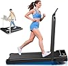 Walking Pad with Incline, 2.5HP Walking Pad Treadmill, 3 in 1 Portable Under Desk Treadmills for Home Small Space, Foldable Folding Home Treadmill with Remote Control, 350LBS Capacity