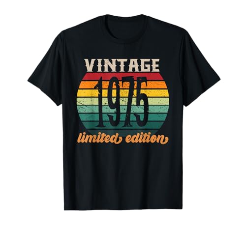 Vintage 1975 Limited Edition 48th Birthday 48 Year Old Camiseta