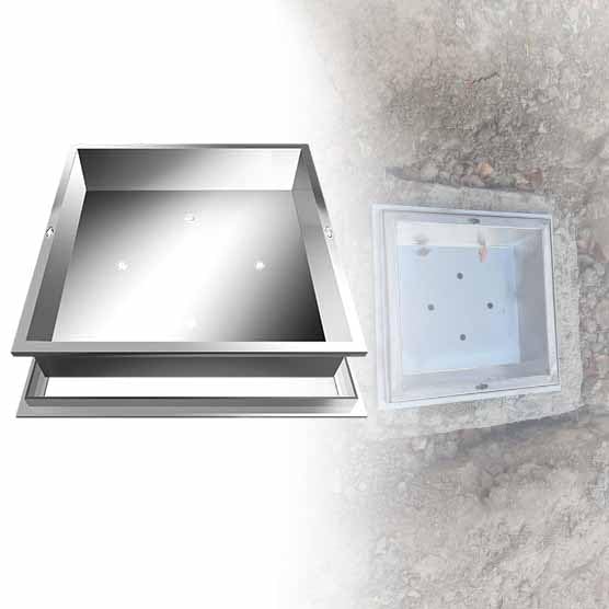 Couvercle de fosse septique en acier inoxydable haut de gamme contre la rouille