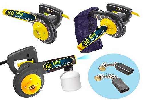 Image of Elmico 700W Professional air Blower Cum Mist Sprayer / 100% Copper Armature /continuousely use 1hrs and Carbon Brush Set Blowers for Cleaning Dust /Dust Collector /Copper /Pc Cleaner /Ac Cleaner