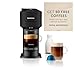 Nespresso Vertuo Next Coffee Machine by De'Longhi, Over 30 Varieties of Pods, 6 Coffee Cup Sizes, Americano, Starter Capsule Set Included, EN120.BM, Matte Black