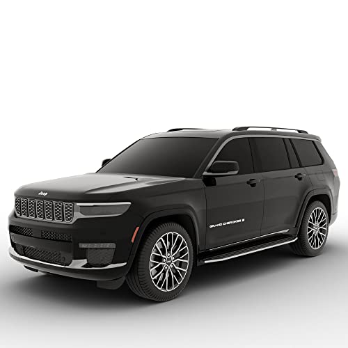 Estribos Running Boards Vanguard Black F6 Style para Jeep miniatura 1
