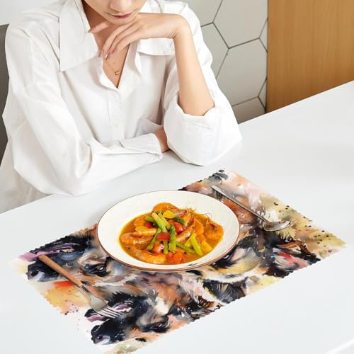 Sets de table antidérapants pour protéger la table des rayures