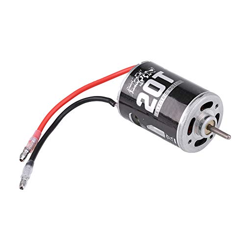 Tbest Motor RC, Conjunto Combinado de actualización de Motor eléctrico 20T 35T 540 para Coche de Control Remoto a Escala 1 10(20T)