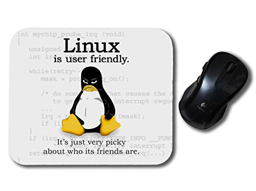 Neurons Not Included Linux Is User Friendly Operating System Geek Mouse Pad #TOP2