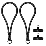 2 cadenas para teléfono móvil para muñeca corta, correa de mano para teléfono móvil, correa ajustable para teléfono móvil, correa para teléfono móvil, correa corta para el cuello, correa para colgar