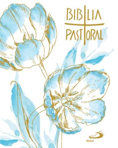 Bíblia Pastoral – Bolso – Floral Azul: