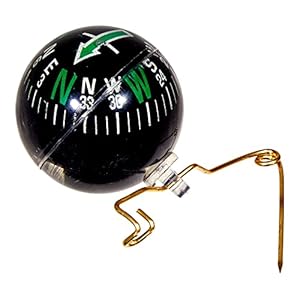 Allen Liquid-Filled Ball Compass with Pin, Multi, One Size (484)
