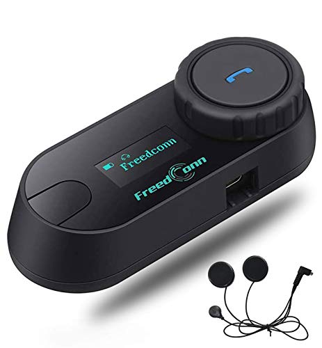 Motorcycle Bluetooth Headset, FreedConn TCOM-SC 2-Way 800M Helmet Communication System Kit,Wireless Interphone for Ski/ATV/Dirt Bike/Off Road,FM Music,Waterproof Powersports Motorcycle intercom Motorcycle Bluetooth Headset, FreedConn TCOM-SC 2-Way 800M Helmet Communication System Kit,Wireless Interphone for Ski/ATV/Dirt Bike/Off Road,FM Music,Waterproof Powersports Motorcycle intercom
