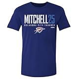 500 LEVEL Ajay Mitchell Oklahoma City Thunder Shirt - Ajay Mitchell Oklahoma City Thunder Elite WHT (Royal Blue, XXX-Large)