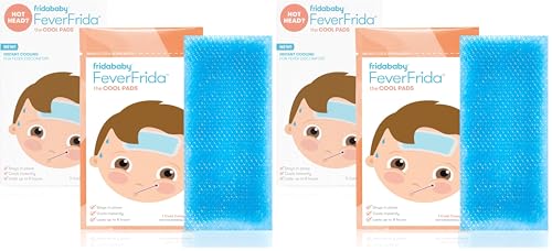 Image of Frida Baby Cool Pads for Kids Fever discomfort by fridababy, 5 Count (Pack of 2)