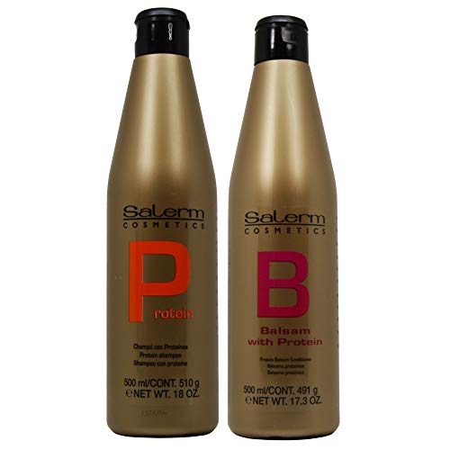 Shampooing Protein Salerm Cosmetics et conditionneur réparateur