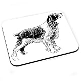Tapis de Souris Chien De Chasse Dessin Noir et Blanc Chien de Race
