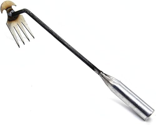 YRUISI Unkrautziehwerkzeug für Unkrautziehen mit langem Griff, Unkrautentwurzelungswerkzeug für Gartenentwurzelung, Unkrautwerkzeug für alle Häuser (D)