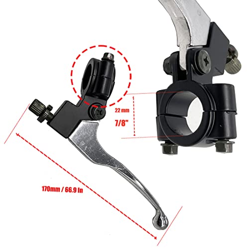 Oriental Power 22Mm Brake Lever Left Hand With Rear Brake Cable Compatible With Coleman Ct200U, Ct200U-Ex & Bt200X For 98Cc 196Cc 6.5Hp 5.5Hp Mini Bikes #TOP3