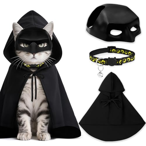3-PCS-Cat-Bat-Mask-Halloween-Costumes-Accessories-Bat-Mask-Cloak-and-Halloween-Cat-Collar-Pet-Costumes-Clothes-for-Cats-Bat-Cat-Cosplay-Apparel