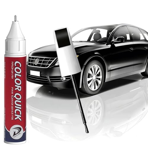 LEMONSTONE Lackstift Schwarz Glänzend Lackstift Auto Schwarz Autos Kratzer Reparatur Stift 2 in 1 Auto Lackstifte für Kratzer für Kratzerreparaturen der Meisten Autos Motorräder Transporter