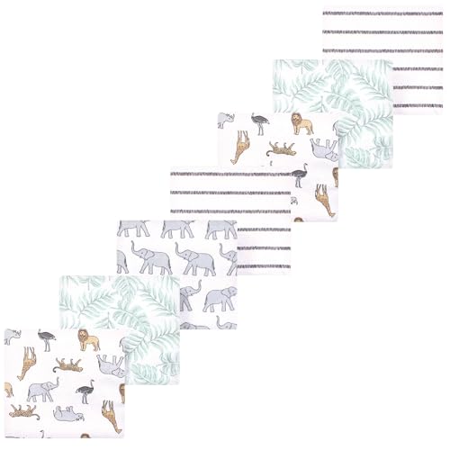 Image of Luvable Friends Little Treasure Flannel Receiving Blankets 7pk