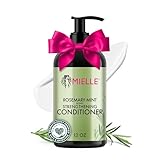 Mielle Organics Rosemary Mint Strengthening Hair Conditioner for Women & Men - Biotin Infused Detangling & Hydrating Conditioner to Increase Manageability & Support Longer, Healthier Strands, 12 oz