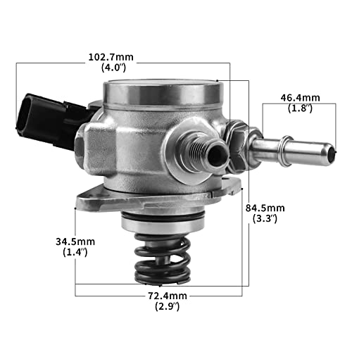 High Pressure Fuel Pump 025A BL3Z-9350-B for 2015-2018 Expedition/Transit 150/250/350 Replaces BL3Z-9350-A BL3Z-9350-D Mechanical Fuel Pump