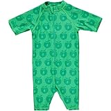 allover Apfel print Smafolk UV Schutz Badeanzug mit Allover Apfel Print grün, Groesse 5-6 Jahre