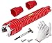 Price comparison product image Hozzwhoo 8-in-1 Faucet and Sink Installer, Anti-Slip Multifunctional Pipe Wrench,Sink/Bathroom/Kitchen Plumbing Tubing Wrench Faucet Tool(Red)
