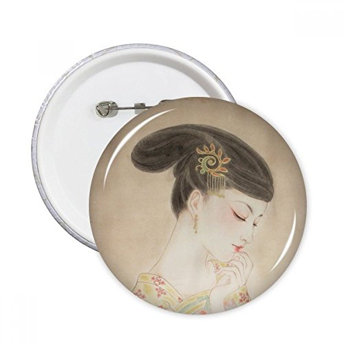 Vêtements décoration pins peinture chinoise pour veste terne