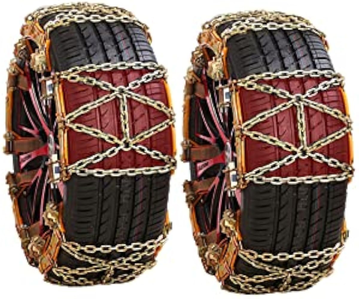 オンライン最激安 21 車の滑り止めチェーンスノータイヤ滑り止めチェーンスノーチェーン カータイヤスノーチェーン8ピースユニバーサルマンガン鋼スノー チェーン車 トラック Suv用の調整可能なタイヤホイールトラクションチェーン取り付けが簡単 車 バイク 値段 販売