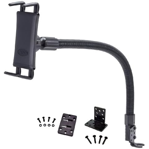 ARKON Car Seat Rail Phone or Tablet Mount for iPhone XS Max XS XR X 8 Galaxy Note 9 8 S10 Retail Black - SM688L22 Cover