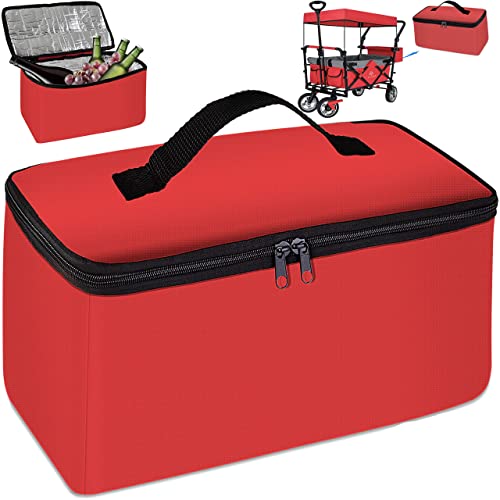 Preisvergleich Produktbild KESSER® Kühltasche (Zubehör passend für GT9000 Faltbarer Bollerwagen) faltbar Kühlbox Isoliertasche Thermotasche Picknicktasche Isoliert für Aufbewahrung von Wärme und Kälte Rot