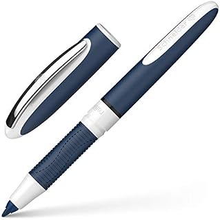 Schneider One Change 78371 Refillable Rollerball Pen Blue with 2 Cartridges Plus 1 Cartridge Black