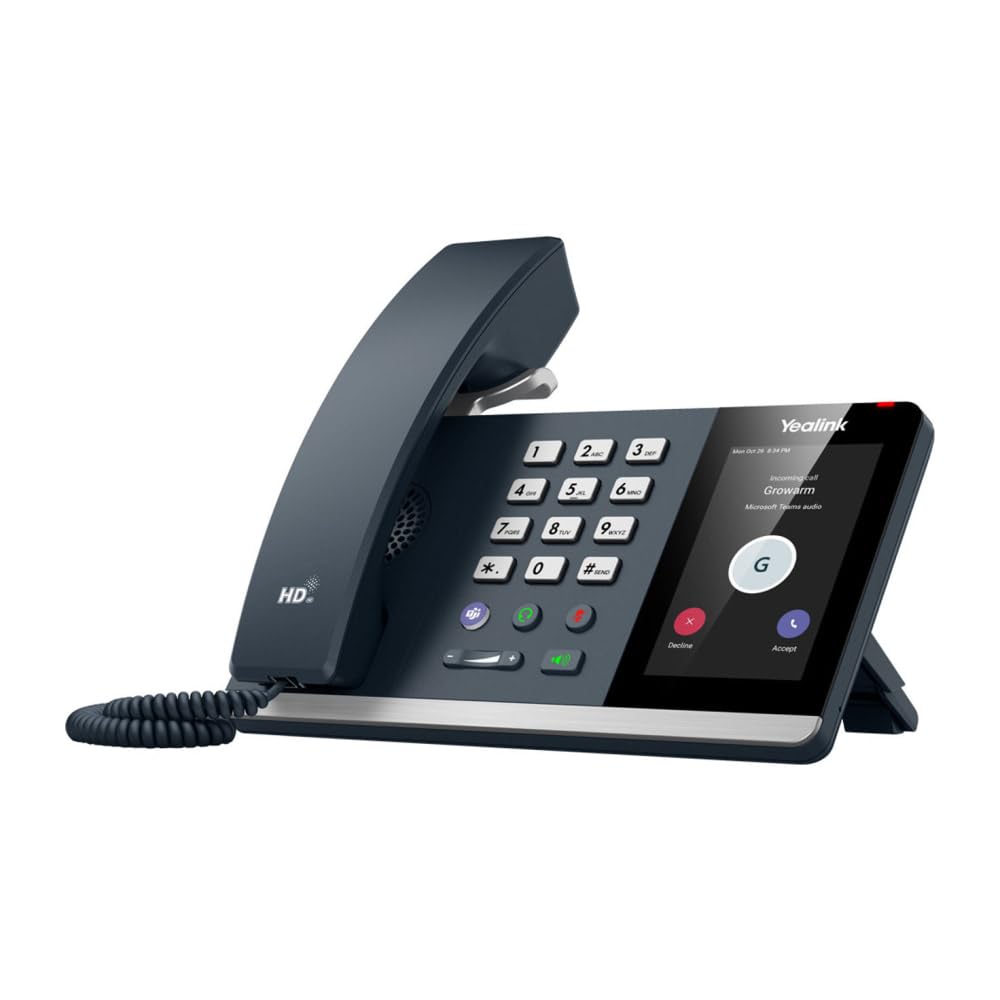 Yealink MP54-TEAMS-E2 - PoE - Android 13-4 inch (480 x 800) capacitive Touch Screen - Power Adapter NOT Included-image-2