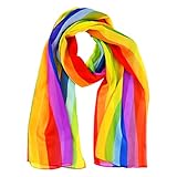 🌈Multipurpose: Diese Frauen Chiffon Schal kann als Schal, Schal, Kopftuch, Handtasche Dekoration verwendet werden, oder Sie können es mit Ihrem Lieblings-Jeans oder Rock als Teil Ihres Outfits, um Ihr Outfit schön und sehen mehr modisch und besonders zur gleichen Zeit zu machen.