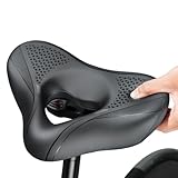 Gihioue Fahrrad Sattel Kissen,Mit Stoßdämpfung Und Allwettertauglichkeit,Fahrrad Sattelauflage Durchlüftungskissen - für urbane Straßen Pendeln in der Stadt Bergtouren Langstreckenfahren und tägliches
