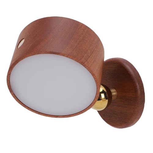Lámpara de Pared LED de Madera Sólida Recargable Touch miniatura 6