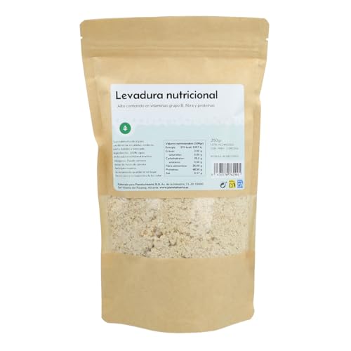 PLANETA HUERTO | Levadura Nutricional 1 Kg – Levadura, Copos Veganos Ricos en Proteínas, Vitaminas B y Minerales Naturales, Superalimento Saludable