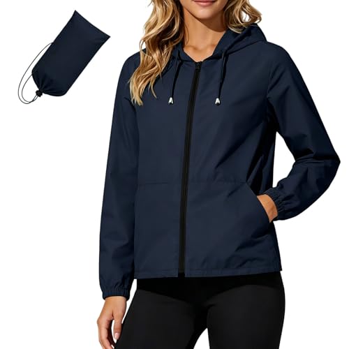 Veste de pluie pour femme légère et fine pour rester au sec à vélo