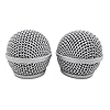 HUMARH 2-Pack Replacement Steel Grill Mesh Ball Head for Shure PG48 PG58 PGX2 BLX288 PG288 PGX24 Microphone Repair Parts #5