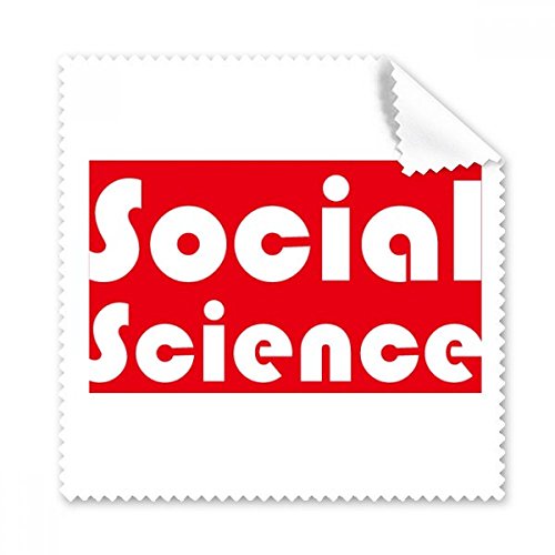 Sciences sociales lunettes tissu rouge nettoyant écran téléphone portable essuie-verre lot