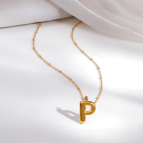 Image of Rubans Demi Fine Stainless Steel Alphabet Pendant CZ Gift for Women & Girls