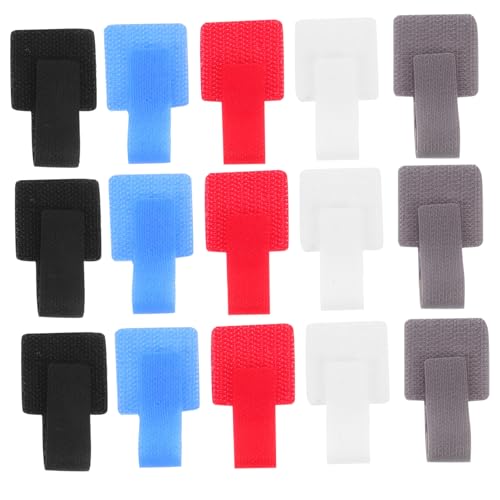 jojofuny 50 piezas Organizador de cables para escritorio con adhesivo Autoadherente para gestión de cables y accesorios para electrónica y sala de juegos Clips resistentes para envoltura eficiente y organización de cables miniatura 1