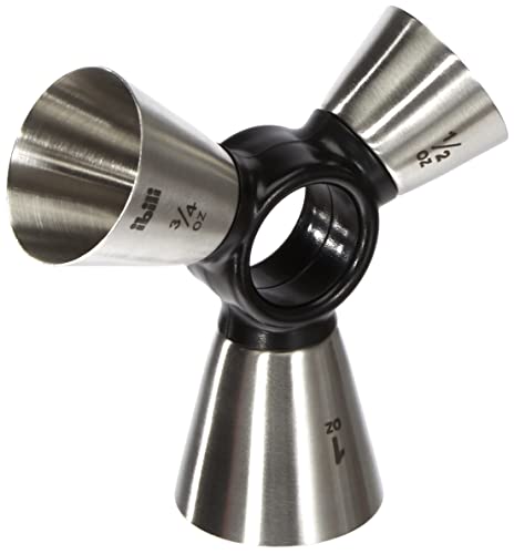 IBILI 791600 - Medidor de licor triple, Silver/Black, 11 x 11 x 6 cm - Image 3