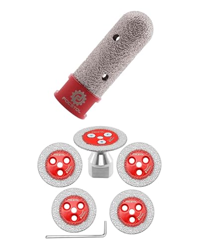 Mini disque diamant carrelage 50mm FOCSTOL haute densite en lot de 5