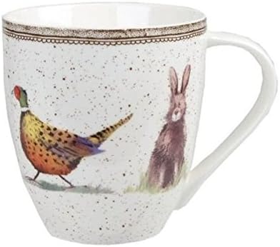 Alex Clark Crush Mug Wildlife, Ceramic, Multi-Colour, 1 Count (Pack of 1)