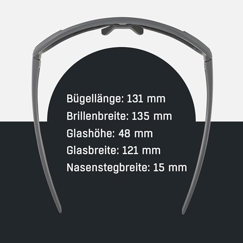 ALPINA BONFIRE MIDNIGHT-GREY MATT Sportbrille, midnight-grey matt, One Size – Ansicht 5